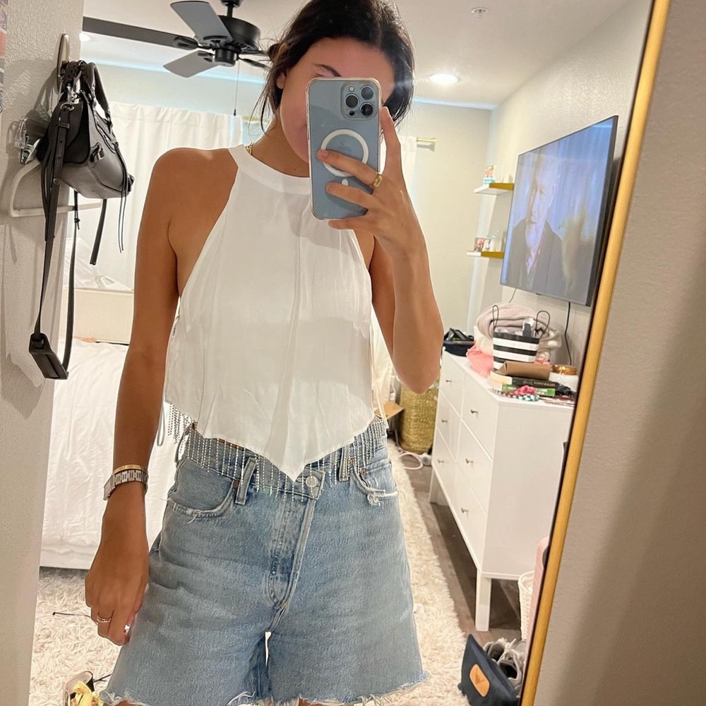 Zara top with sequins